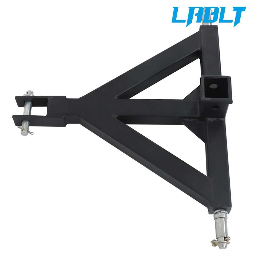LABLT 3 Point 2'' Trailer Receiver Hitch Tow Drawbar Category 1 Tractor Adapter