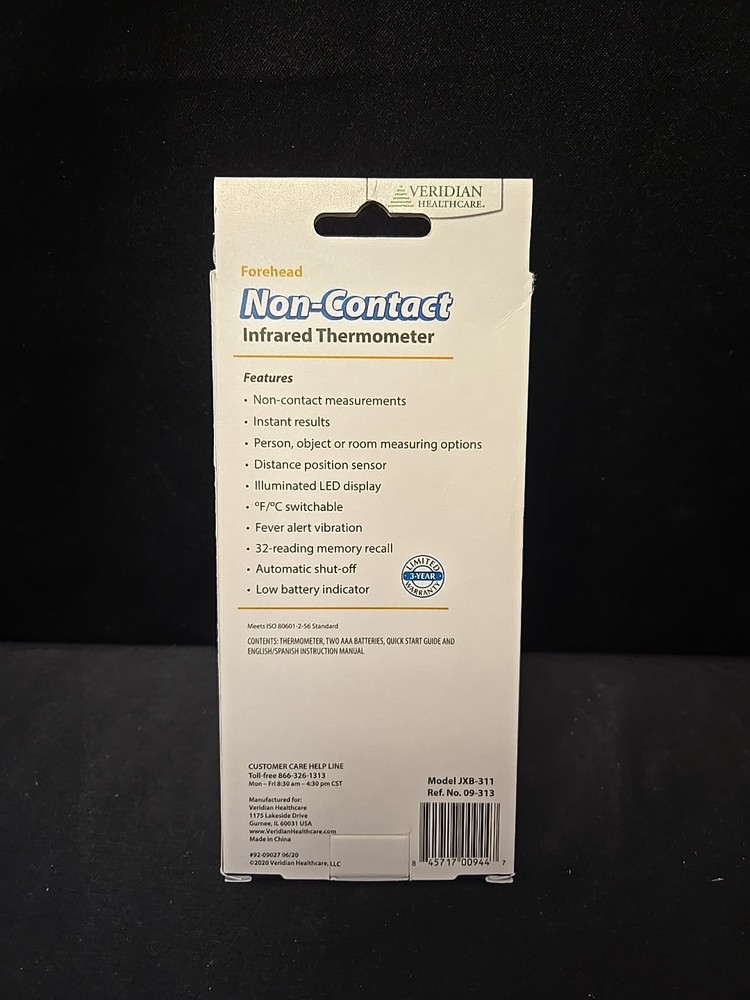 Non-Contact Infrared Forehead Thermometer