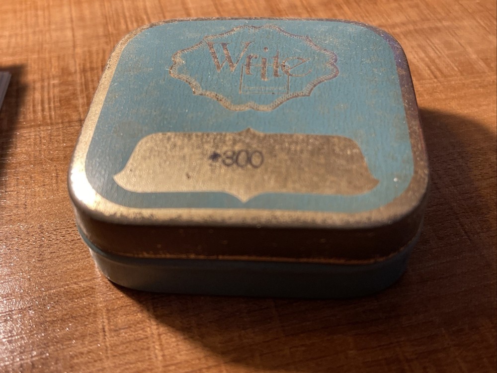 Write typewriter ribbon metal tin Only