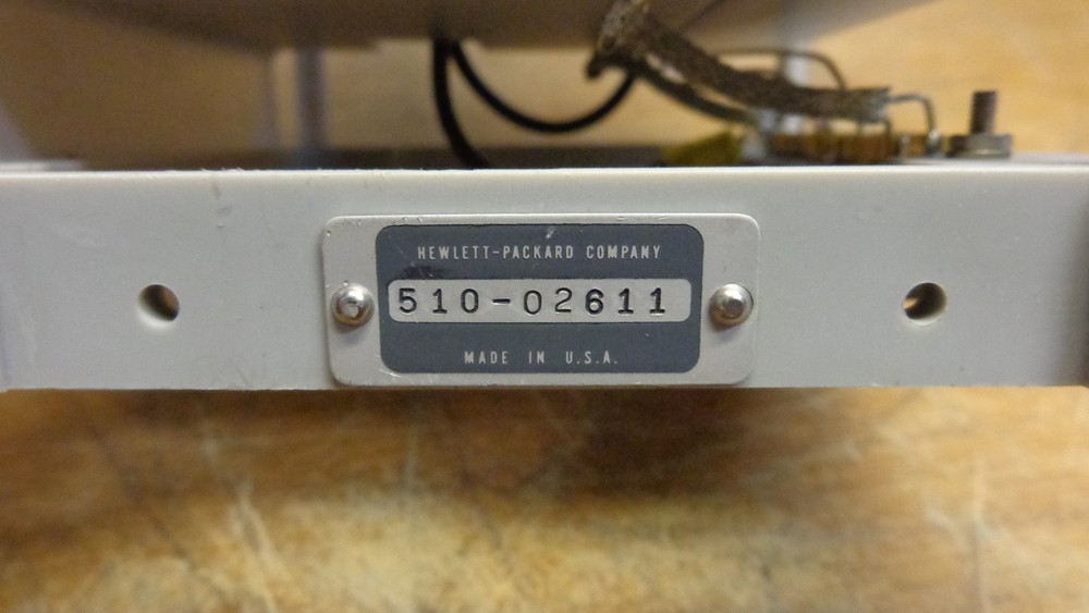 HP 5261A 1mv Video Amplifier Plug-In