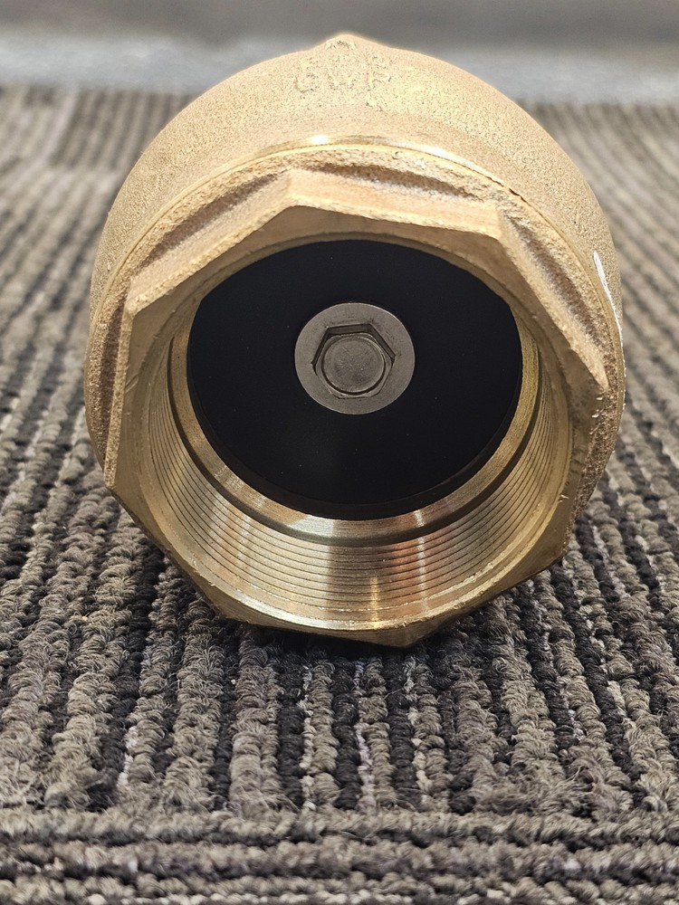 Nibco 2" Solder Brass Ring Check Valve 250 CWP Threaded Bore Replacement