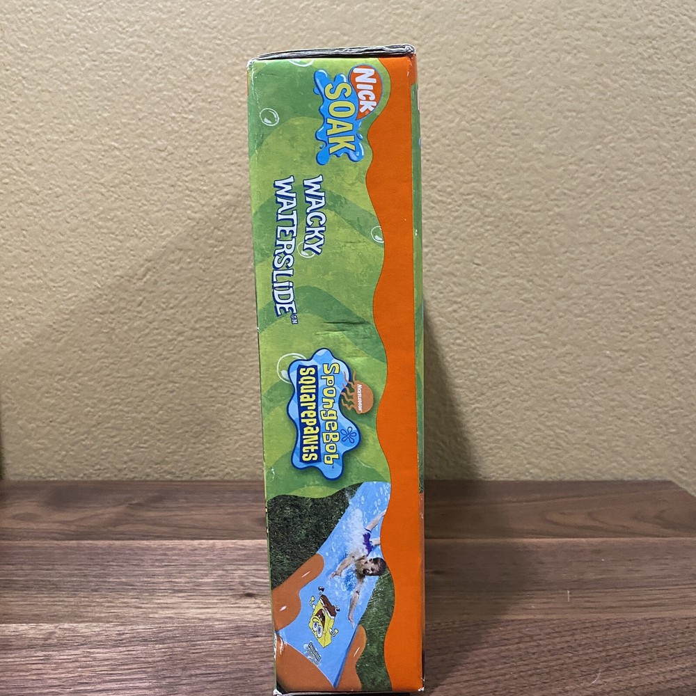 Spongebob Squarepants Wacky Waterslide 16 ft New