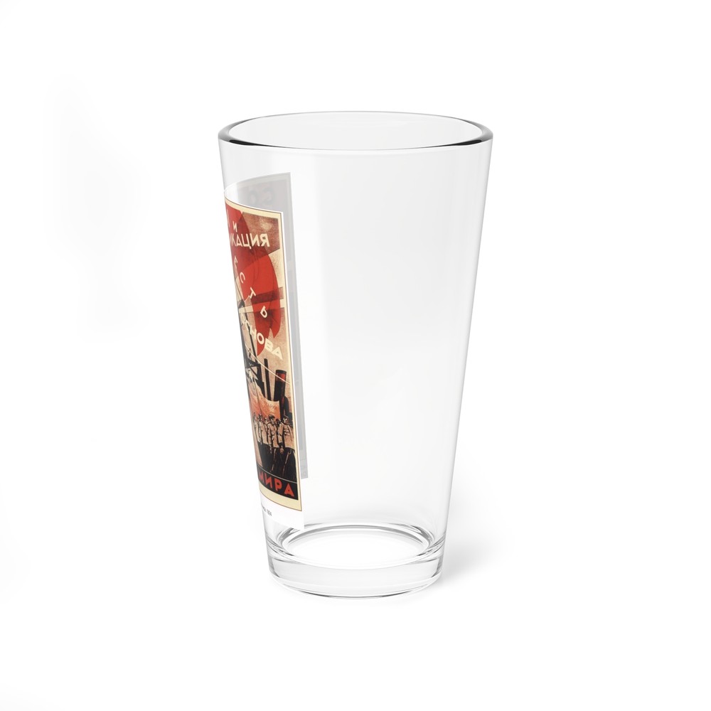 Soviet Era Poster 95 - Pint Glass 16oz