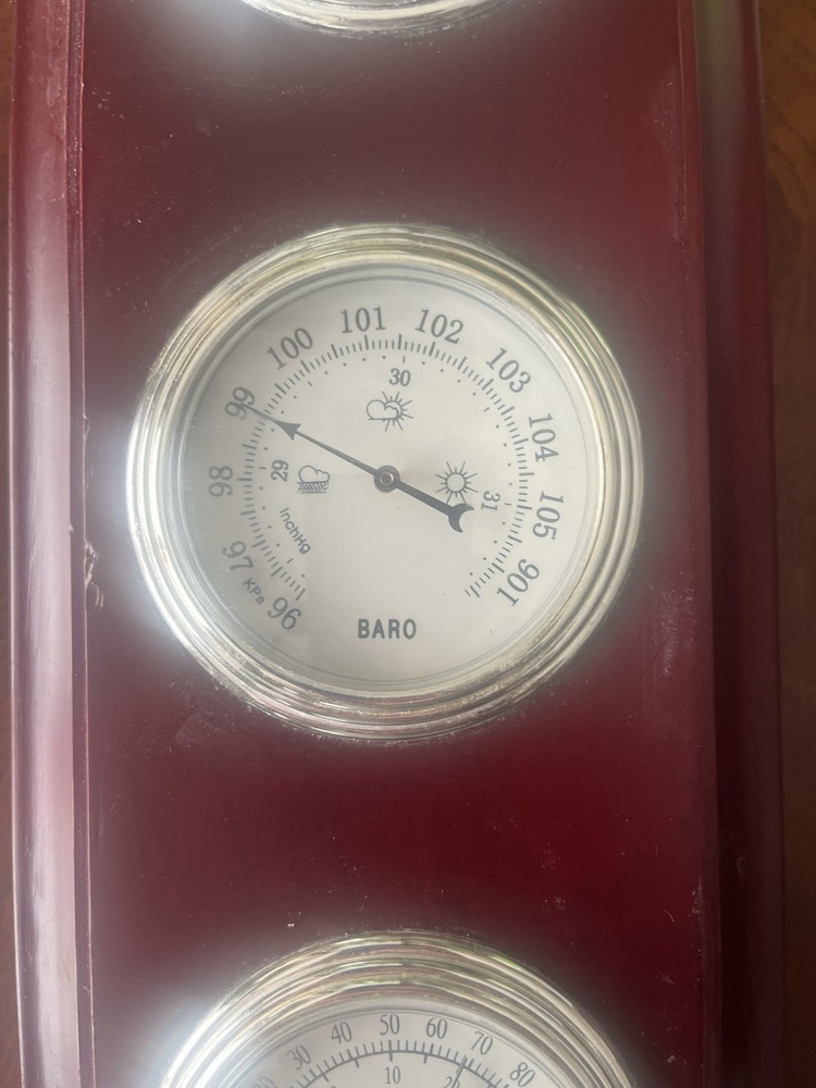 Taylor 3 Dial Hygrometer, Barometer, Thermometer