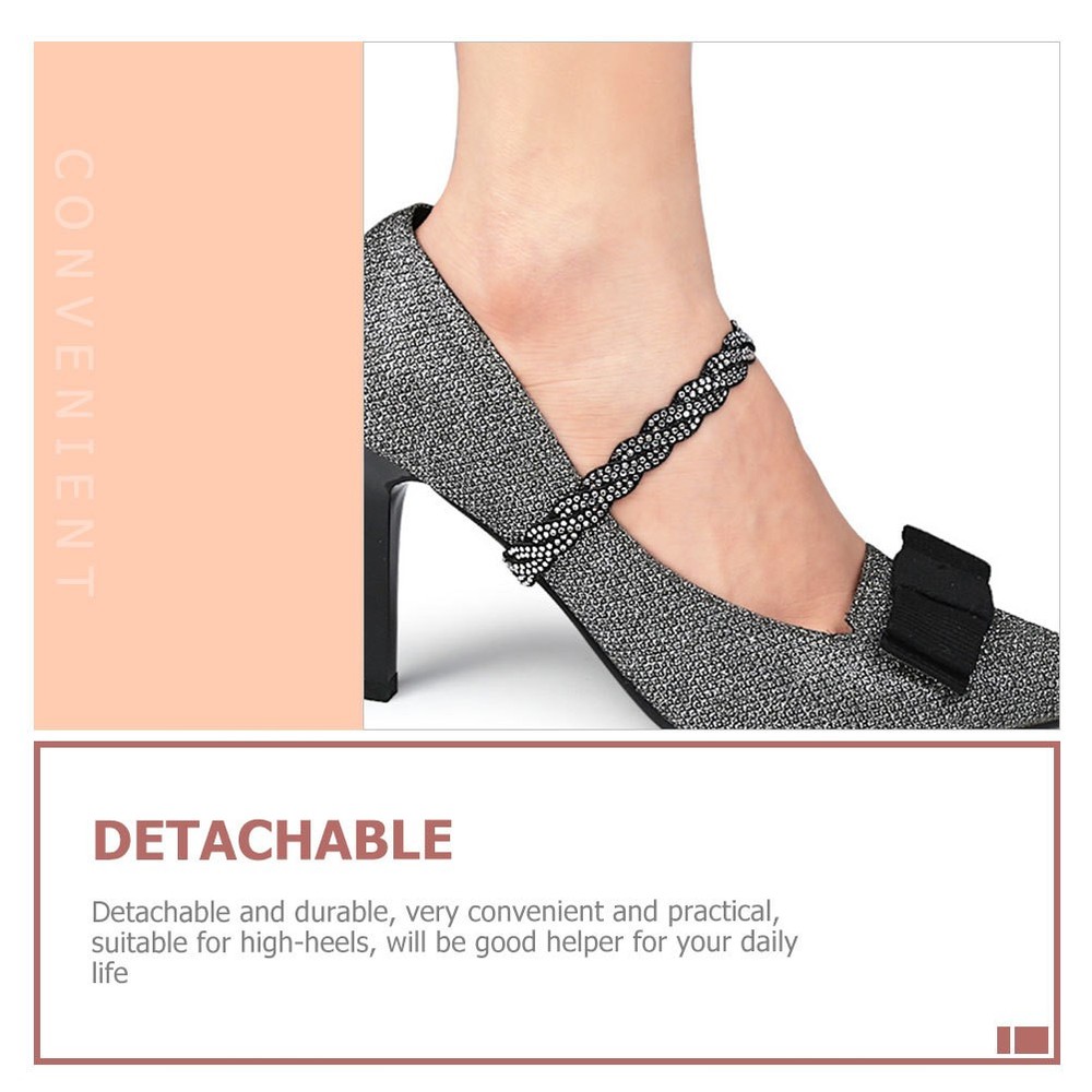 4PCS Heel Replacement Replacement Ankle Straps For Heels Shoe Straps For Heels