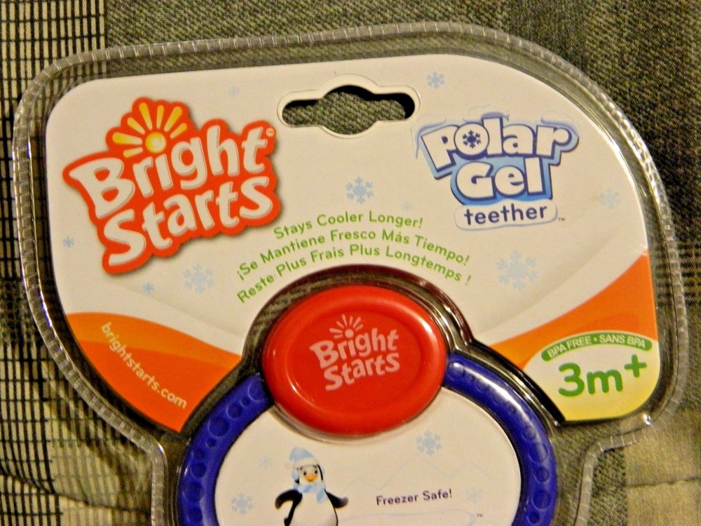 Bright Starts Polar Gel Teether Brand New