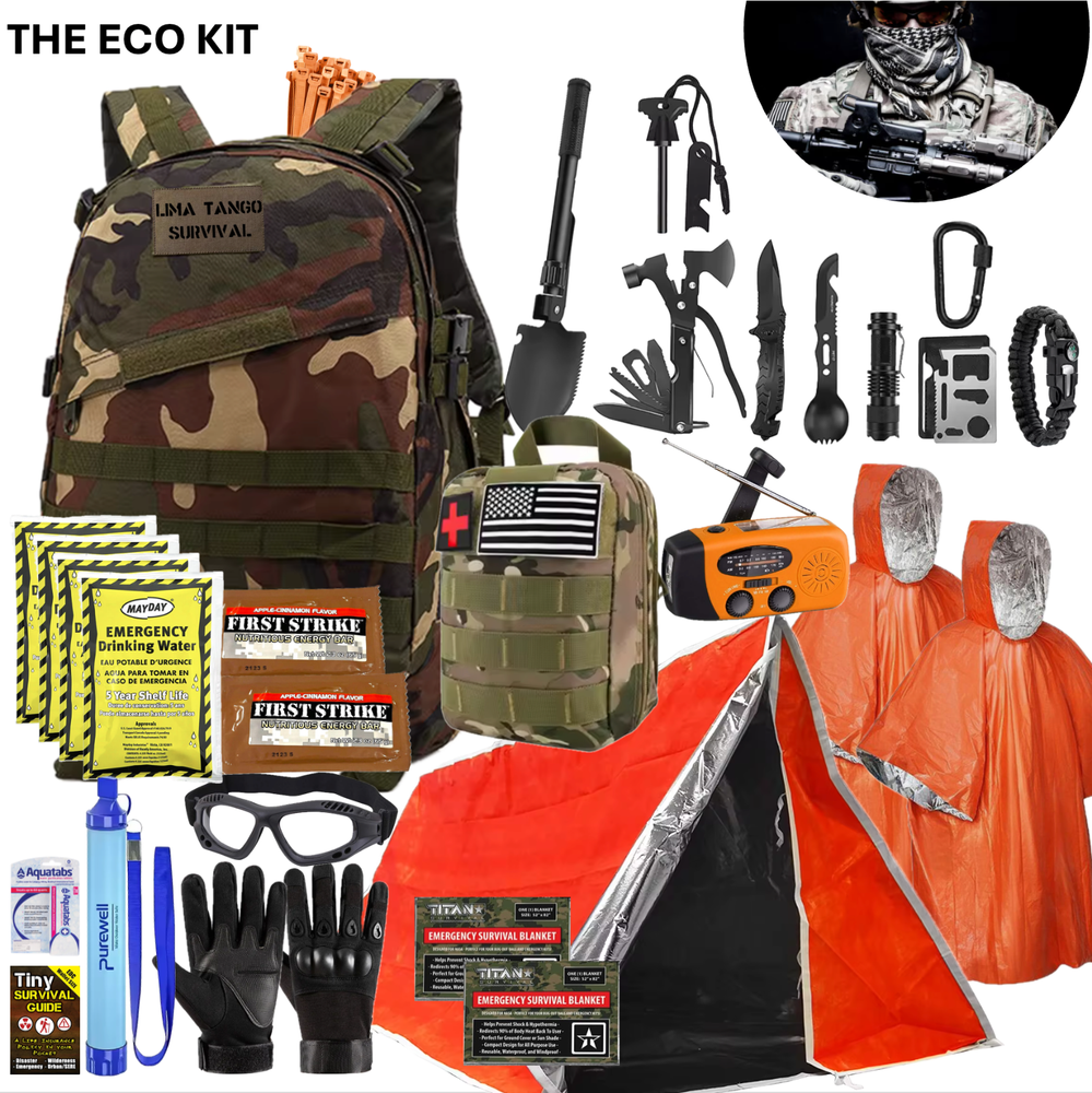 Emergency / Survival Kit / Bug Out Bag / Tactical Backpack / First Aid Kit