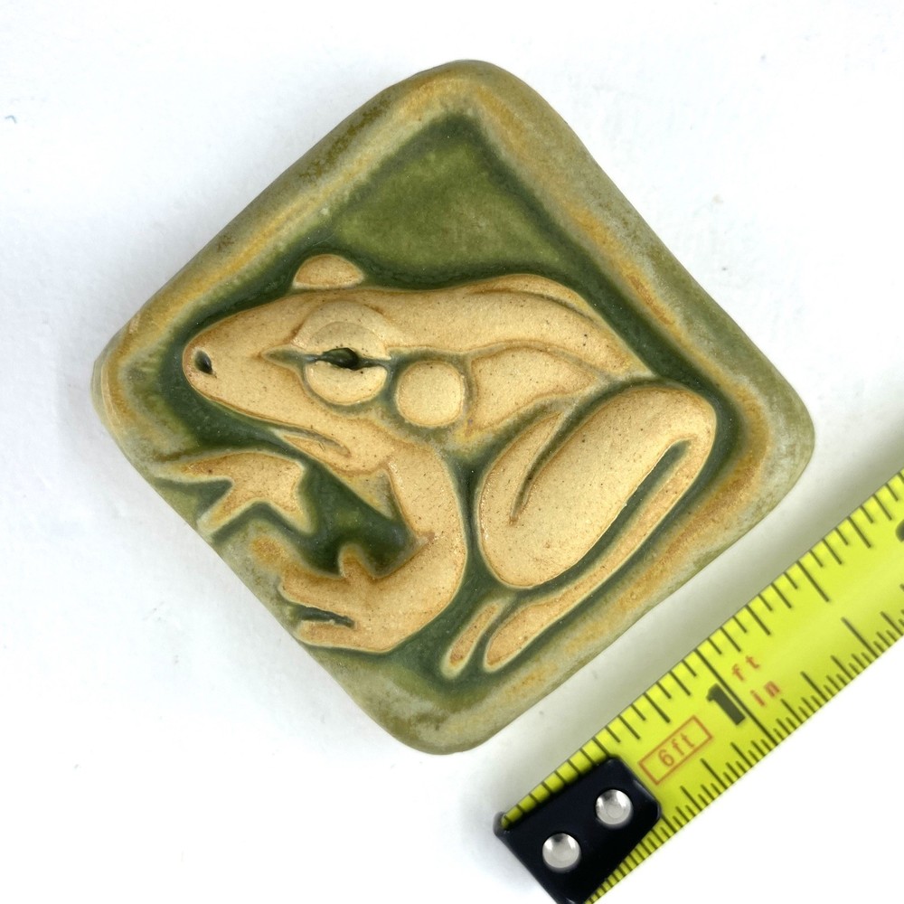 Frog 2x2” Ceramic Art Tile By Gretchen Kramp