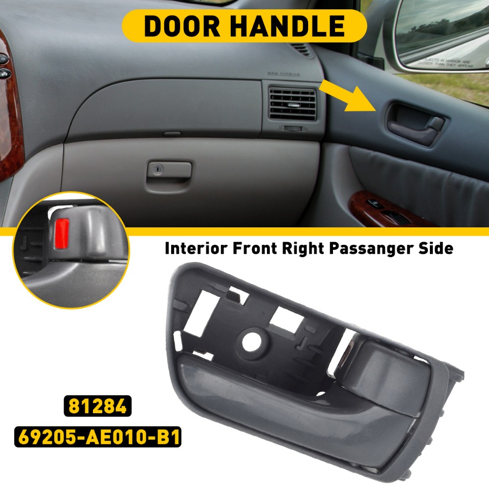 For 2004-2010 Toyota Sienna Inner Interior Door Pull Handle Front Passenger Side