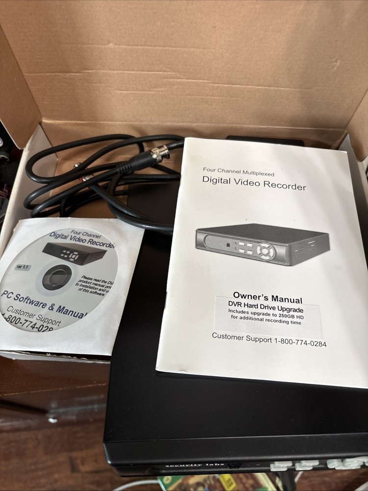 Security Labs SLD245 DVR Digital Video Recorder 4CH DVR