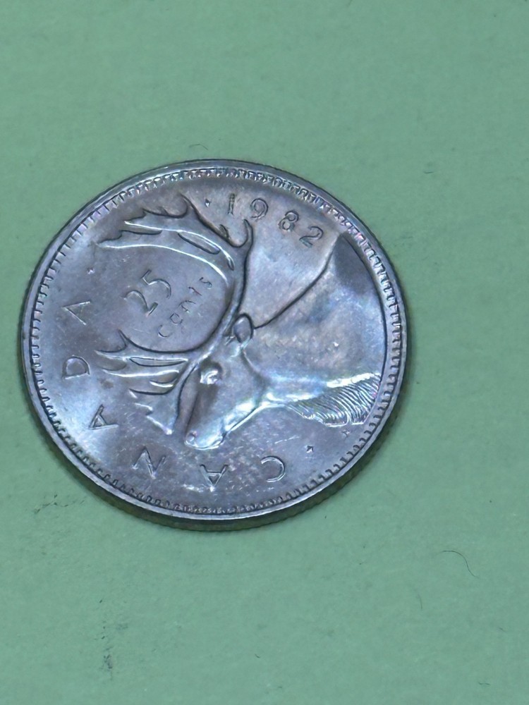 1982 Canadian Quarter coin