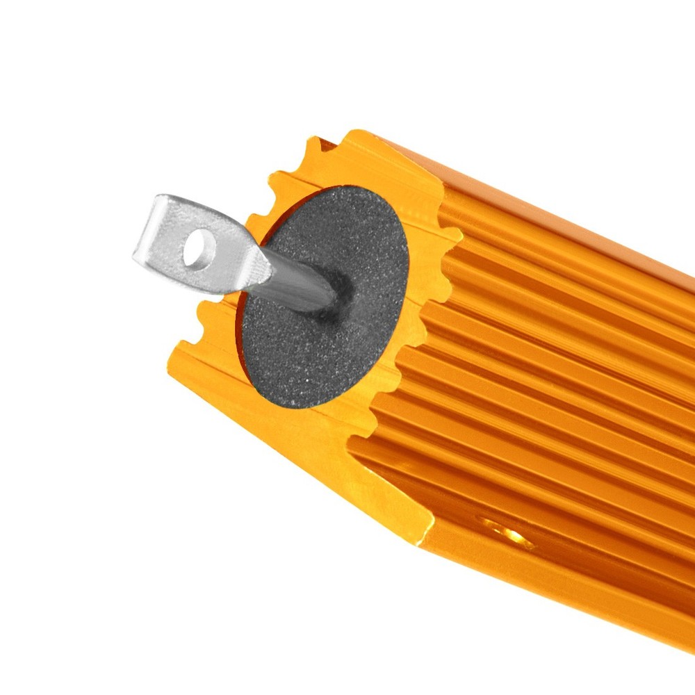2pcs Aluminum Shell Resistor 100W 300Ohm Wirewound for LED Replacement Converter