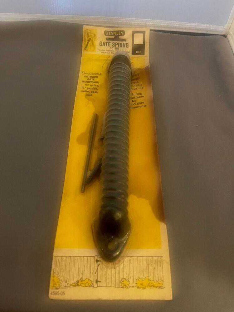 STANLEY GATE SPRING  ORNAMENTAL ,  11", BLACK #CD1295  NEW