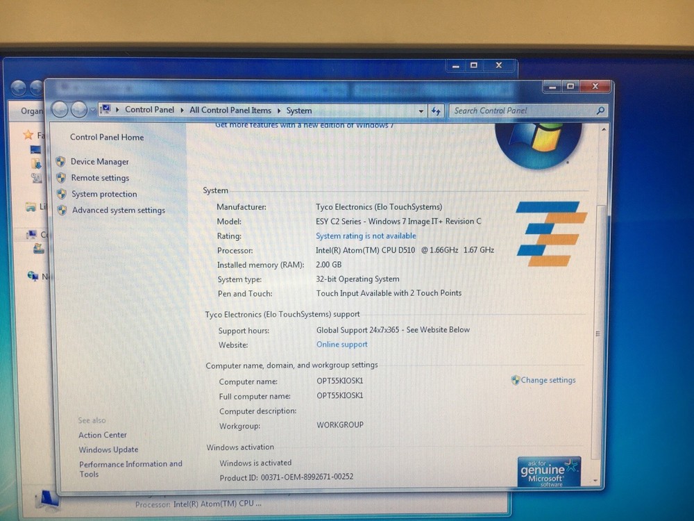 Elo TouchSystems E625099