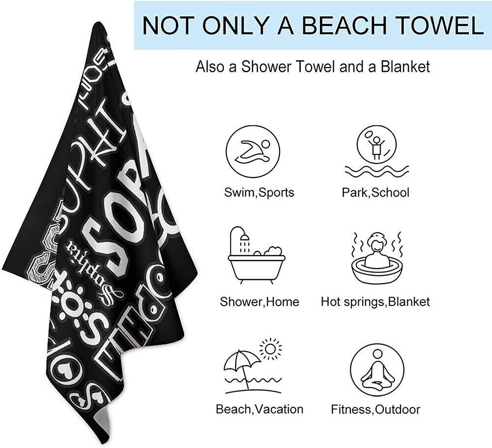 got JESSE JANE beach bath pool yoga towel