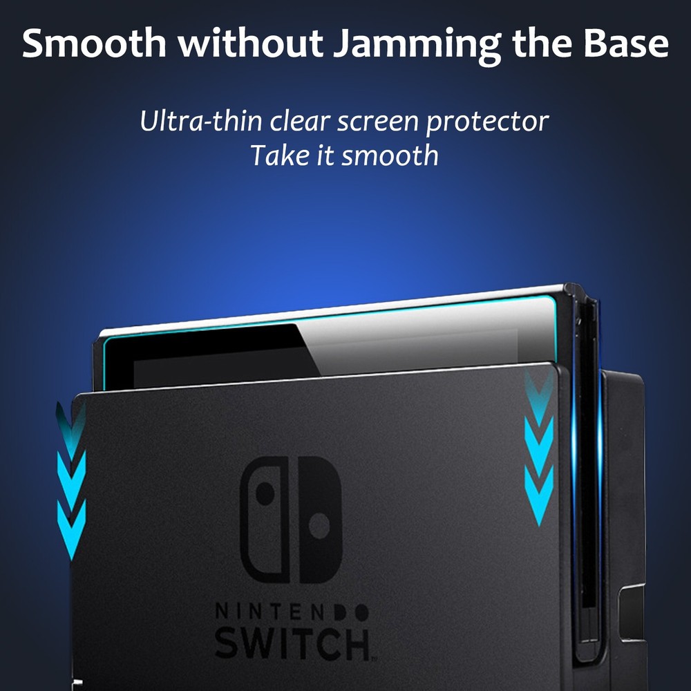 JOYHPAMTA Nintendo Switch Tempered Glass Screen Protector for Oled (3 Pack)