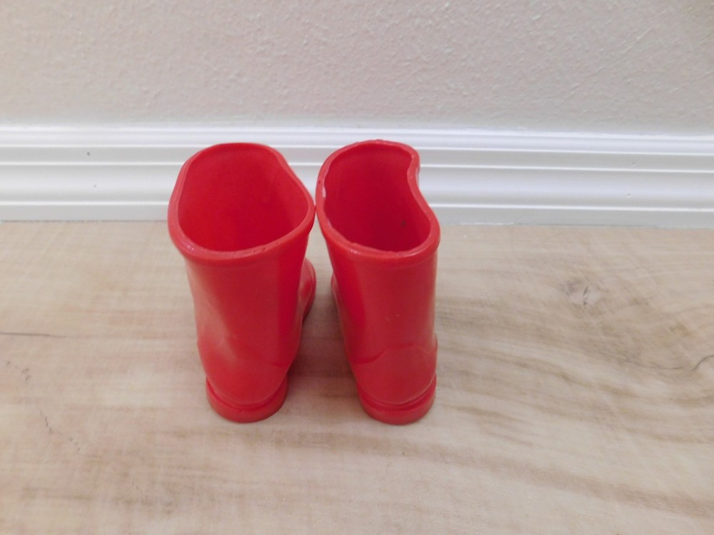 Paddington Bear Replacement Red Rain Boots PB Marked Toy Accessory