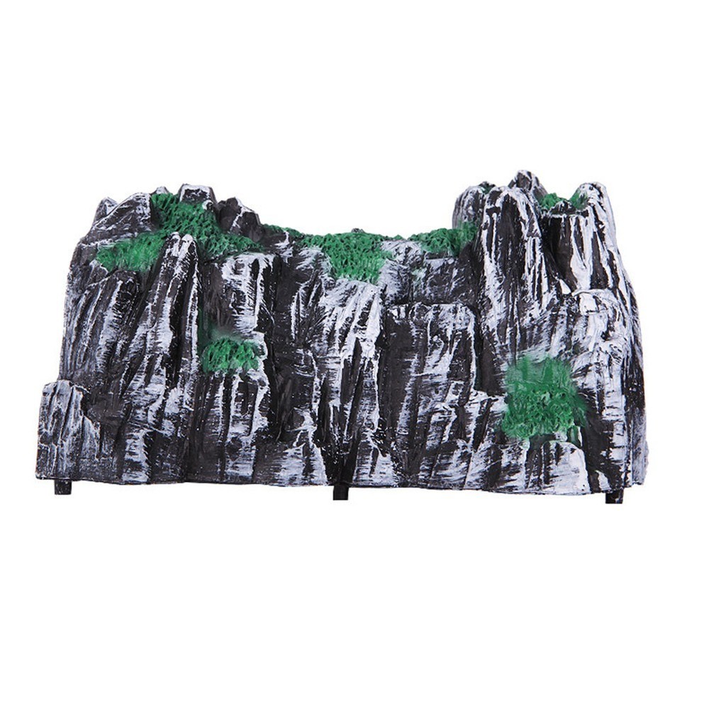 Plastic Railway Tunnel Accessory for Cave Simulation in Model Railroads