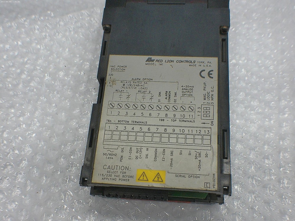 RED LION IMI04160 METER UNMP