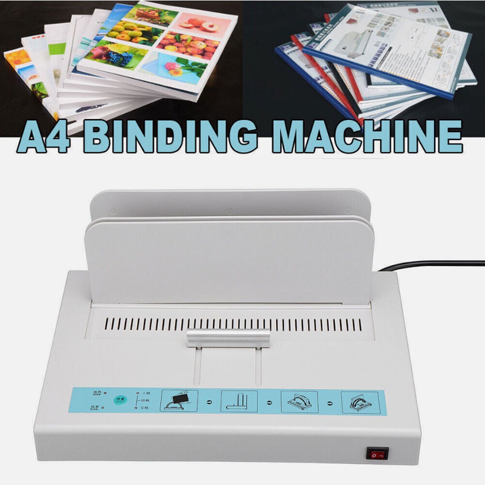 220V Hot Melt Thermal Binding Machine Electric Book Binder