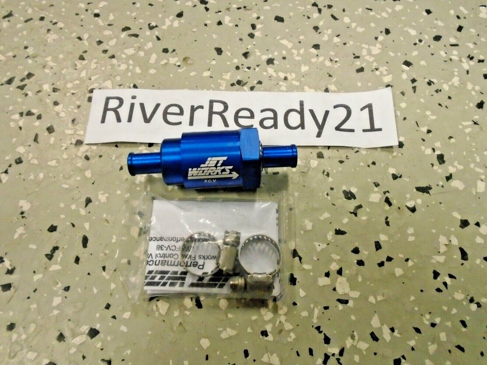 Jet Works Jetworks Flow Control Valve 3/8 Pro series Adjustable Blue In Stock