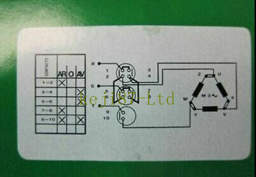 Bridgeport Milling Machine CNC Part - Forward Reverse 3 Phase Motor Mill Switch