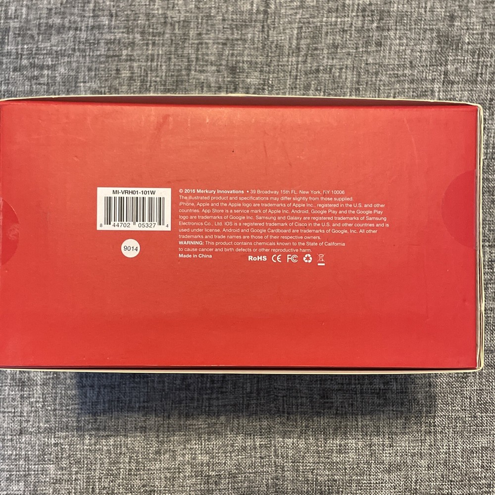 EVO NEXT VR Virtual Reality Headset Smartphone MI-VRH01-101 Android/iPhone NEW