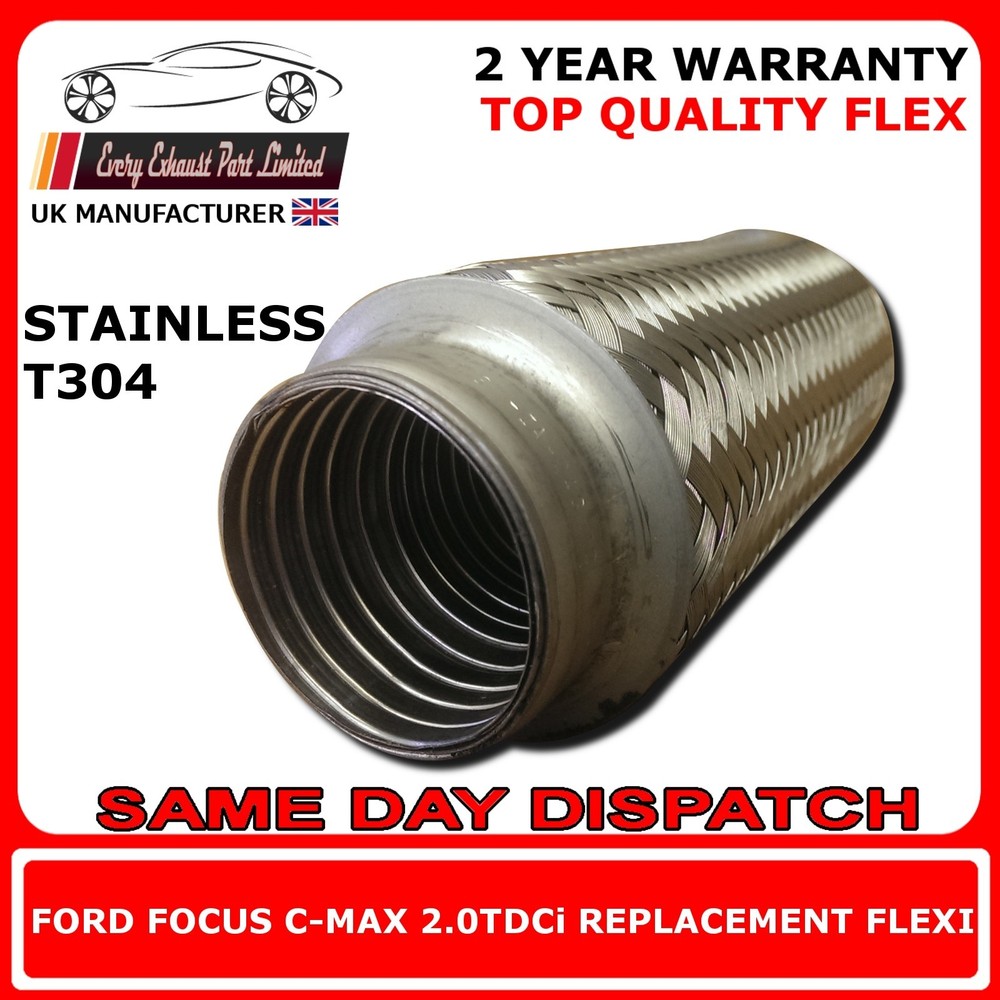 Ford Focus C-Max 2.0TDCi 2004-2011 Exhaust Replacement Flex Flexi For front Pipe