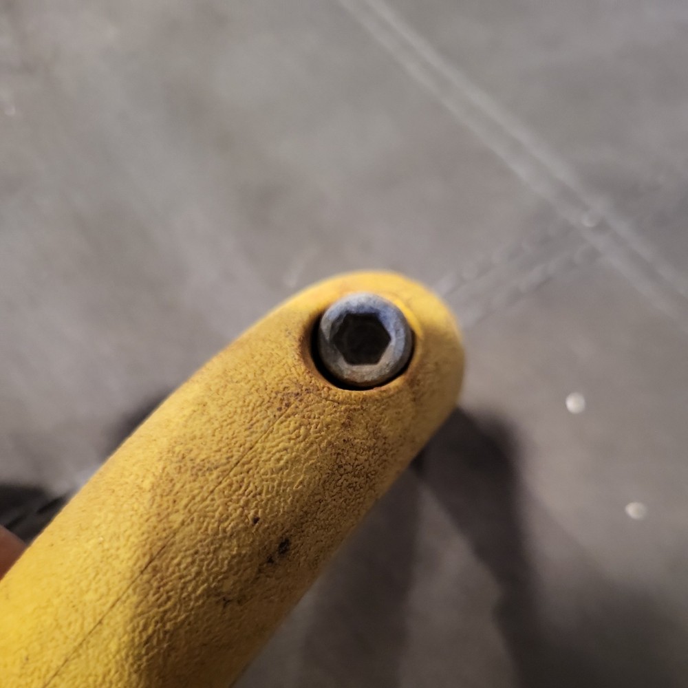 Genuine Polaris RMK yellow Handlebar End Grip