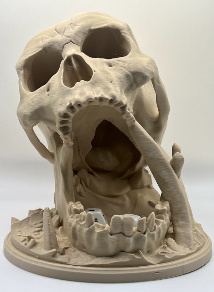 Skull Dice Tower – 3D Printed RPG Dice Roller