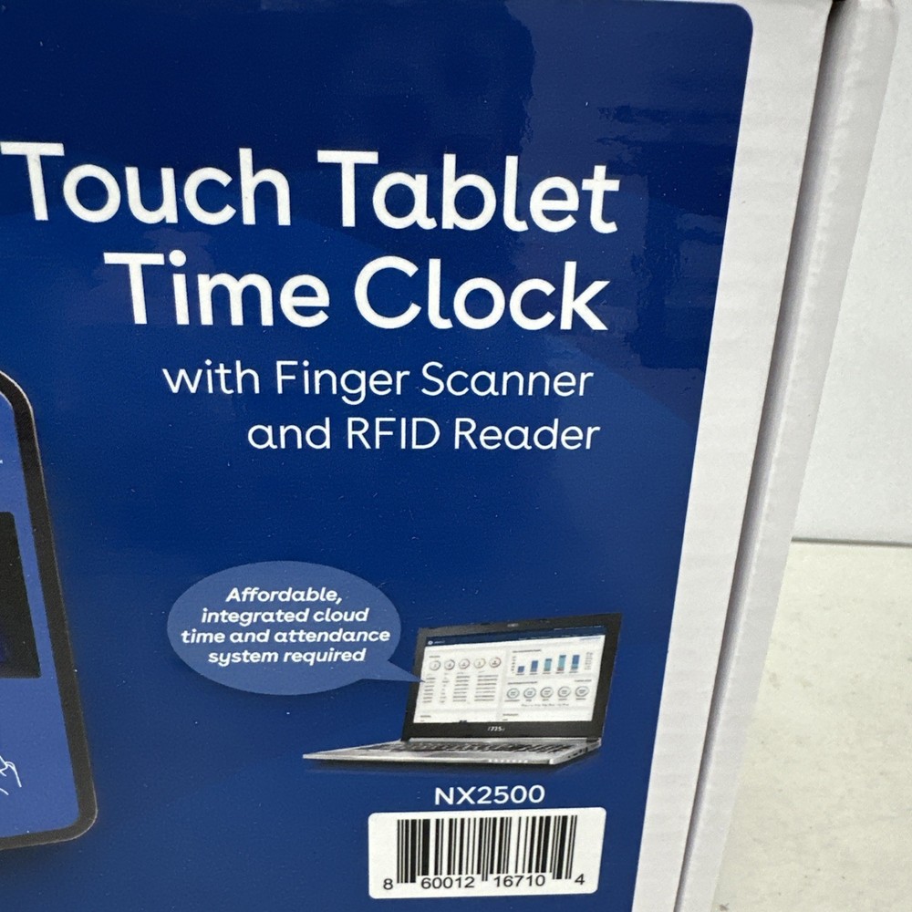 uAttend Touch Tablet - Finger Scanner and RFID Reader - NX2500 (NEW)