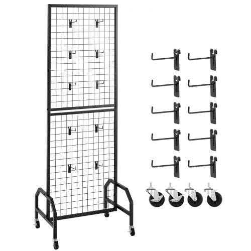 Grid Wall Panel 19 x 5.4 ft Wire Grid Panels Display Rack Movable Art