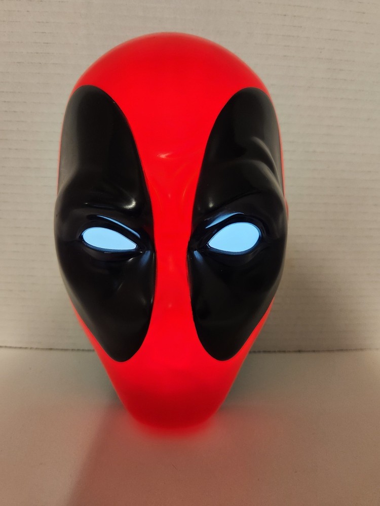 Marvel 3D Light Deadpool Mask Wall Decoration LED Nightlight Works