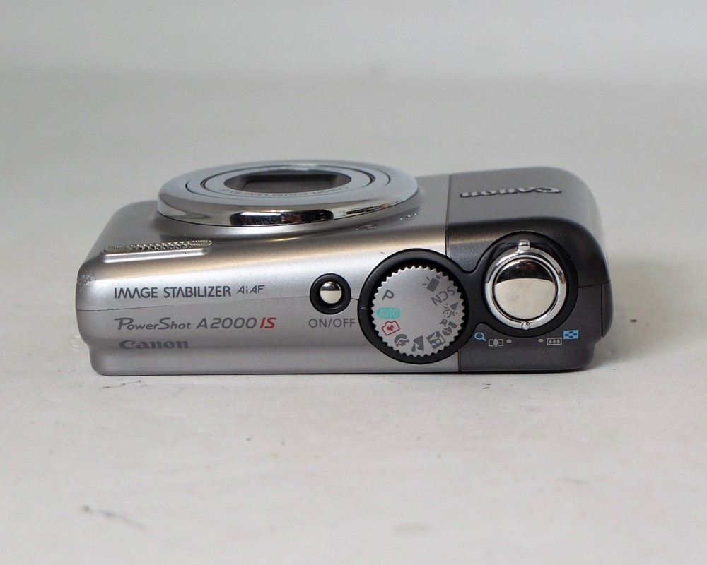 Canon PowerShot A2000 IS 10.1MP Silver Point and Shoot Digital Camera