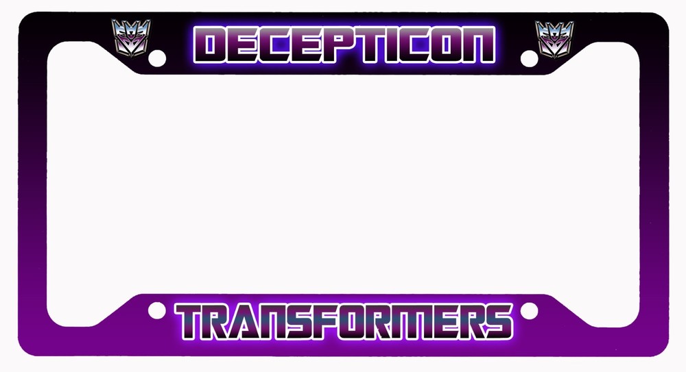 Transformers Decepticon License Plate Frame
