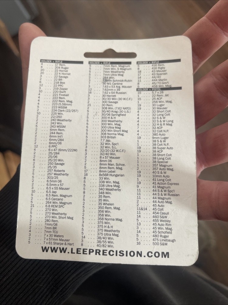 Lee Precision SH R9 90526