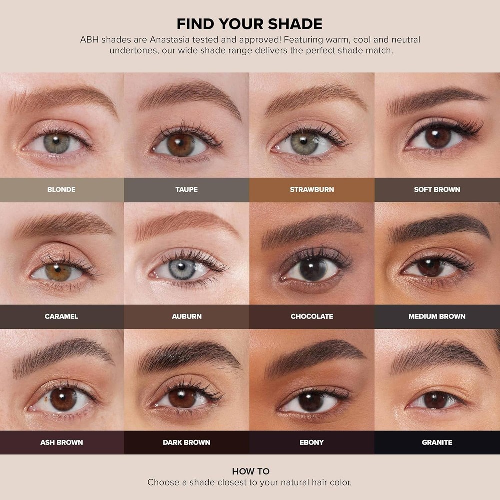 Universal Eyebrow Kit - Natural Tones, Easy Application