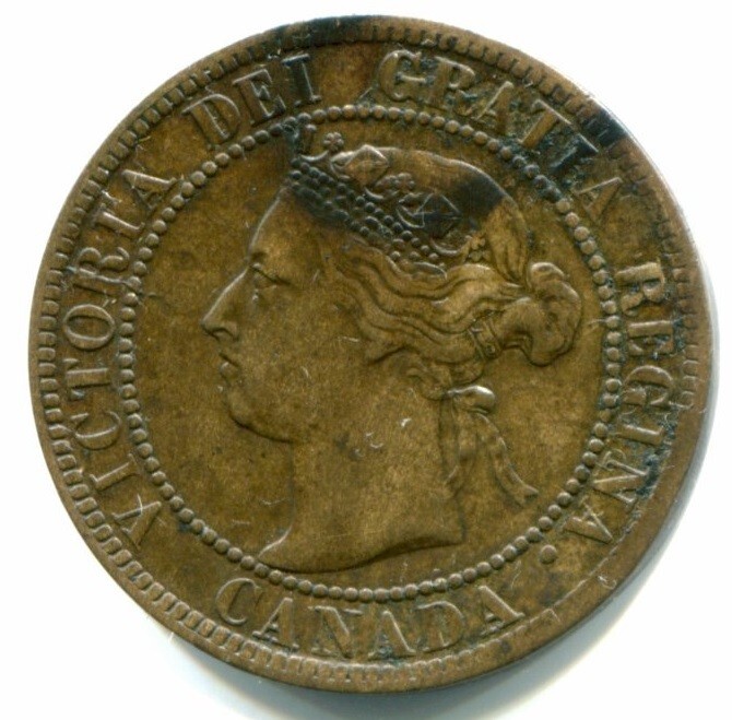 1895 Canada Large Cent !! Better Condition !!