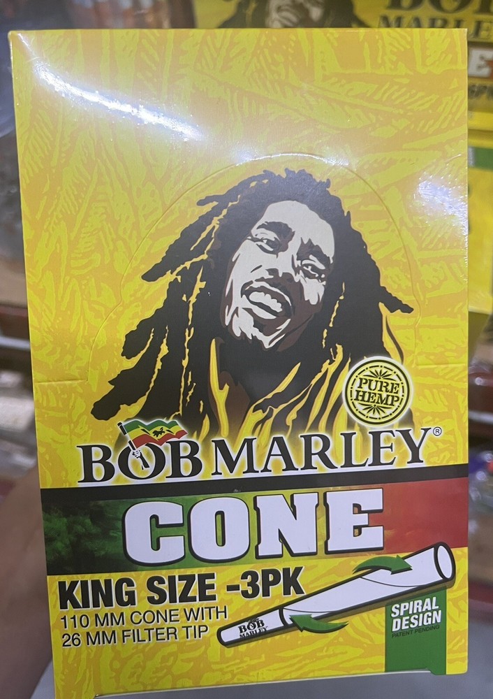 Bob King Size Cone 3 Ct Pack x 33 Packs