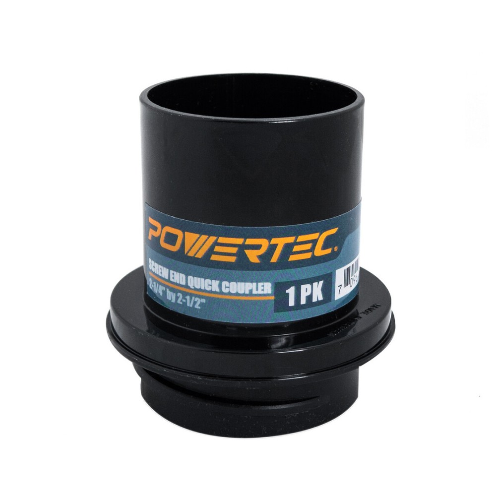 POWERTEC 2-1/2" Hose Screw End Quick Coupler, Left-Hand Threaded Adapter (70191)