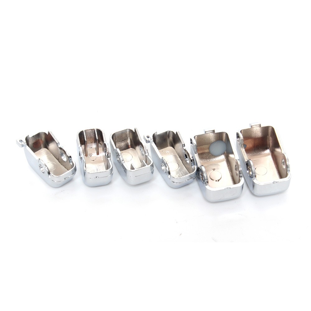 6pcs Chrome Hand Control Switch Button Cap For Harley Softail Dyna 1996-2010 US