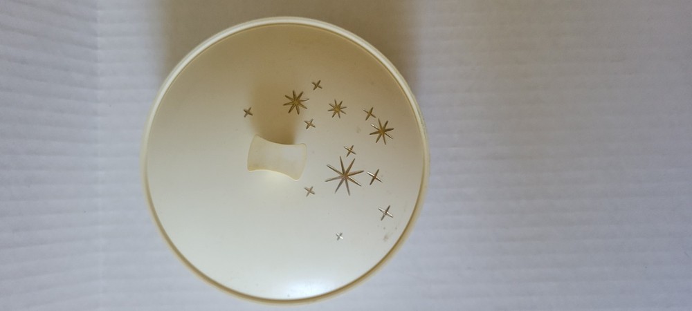 Vintage Avon Vanity Box Retro Dusting Powder Container Mid Century Decor Empty