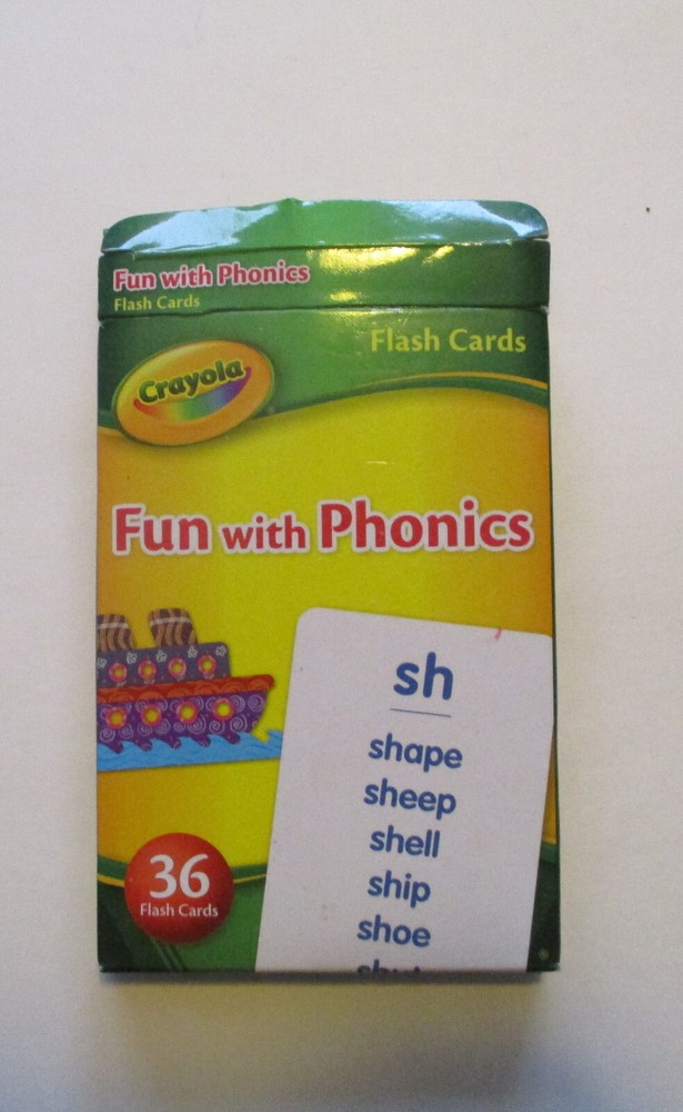 Crayola Fun with Phonics Flashcards