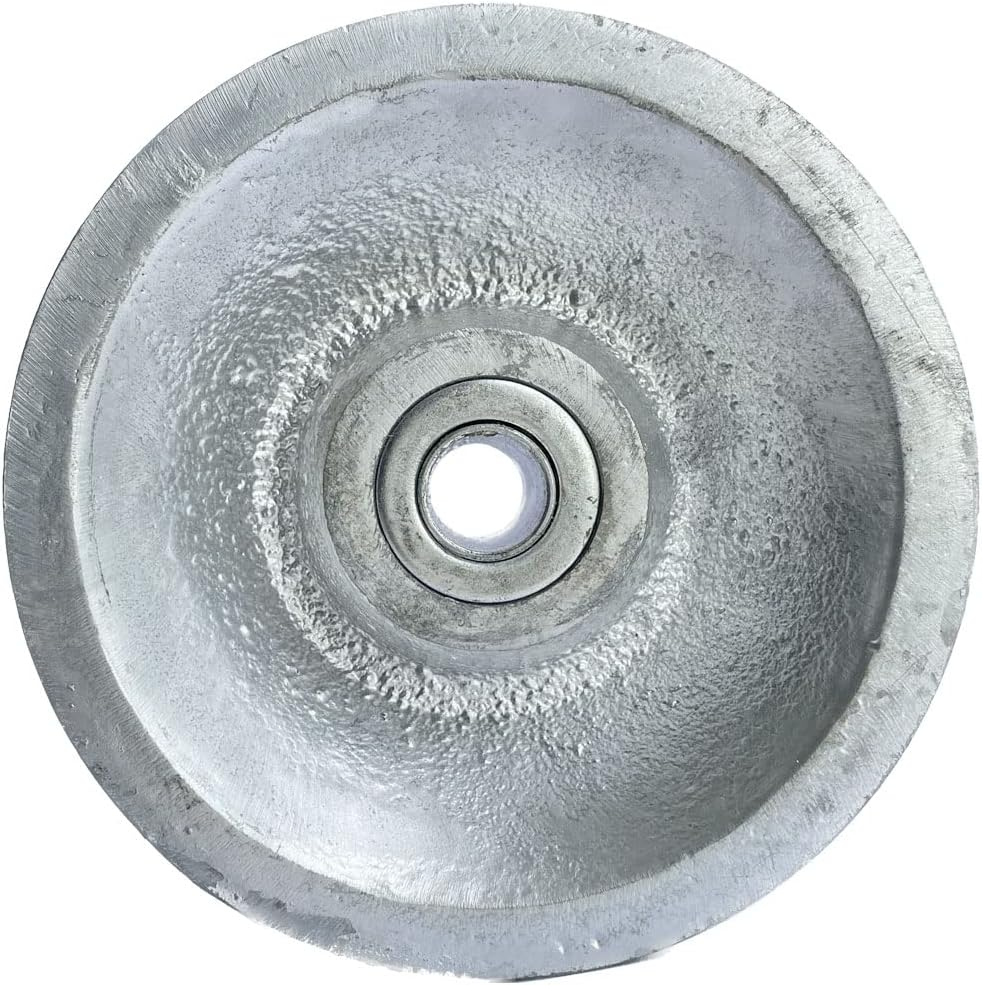 2 Pcs Replacement Chain Link Gate U-Groove Pipe Wheels Galvanized Steel Rolling