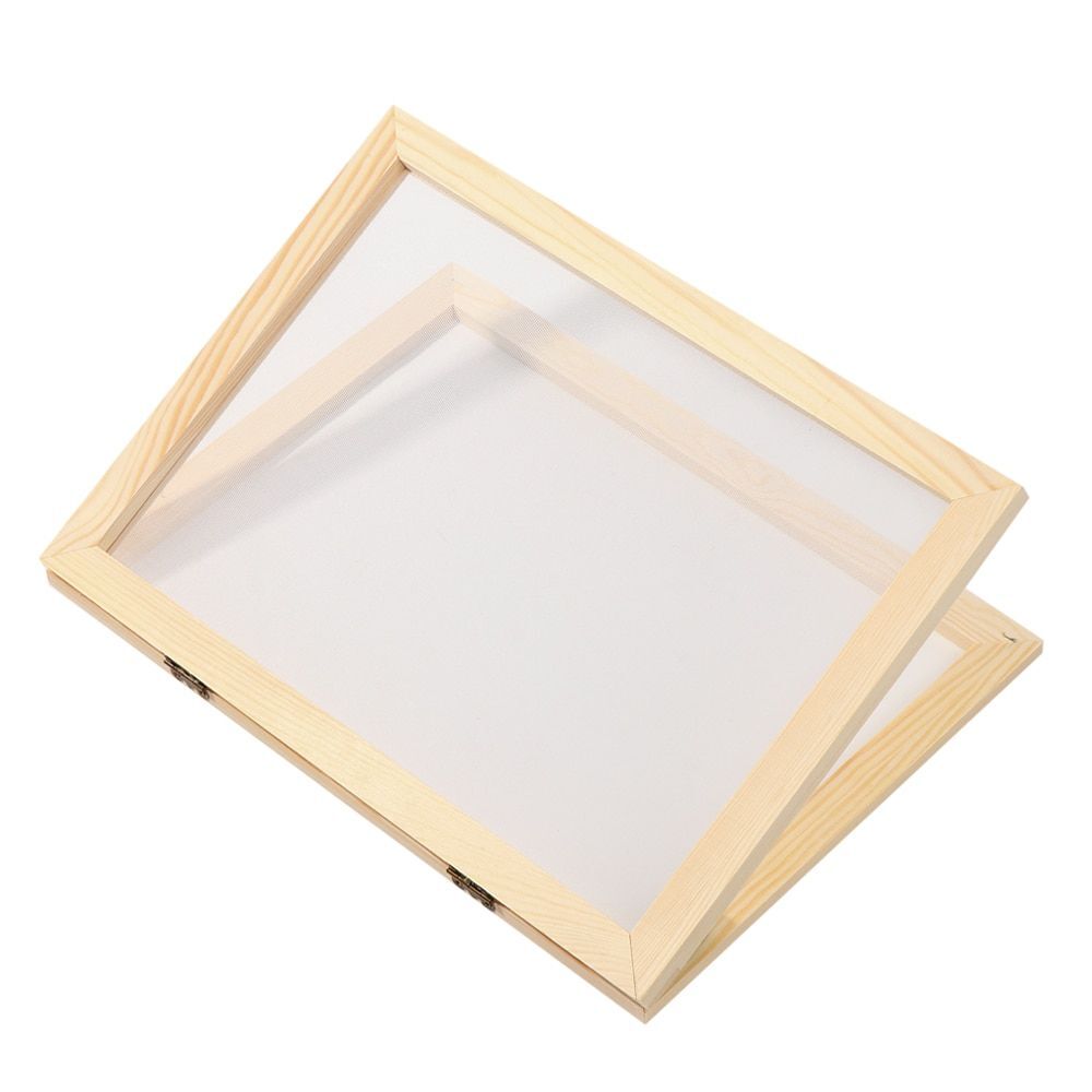 Multi-size Paper Making Molds- Screen Learning Wood Handcraft Gift Mesh Mold 1pc