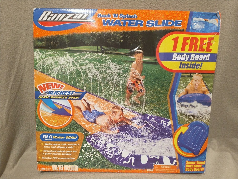 Banzai Speed Blast Water Slide NIB 16ft.