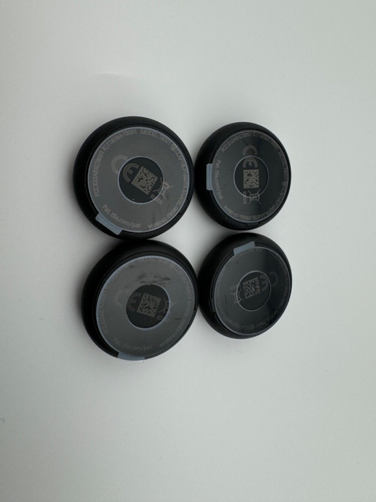 [4-PACK] TILE STICKER (2020) SMALL ADHESIVE BLUETOOTH TRACKER FINDER LOCATOR