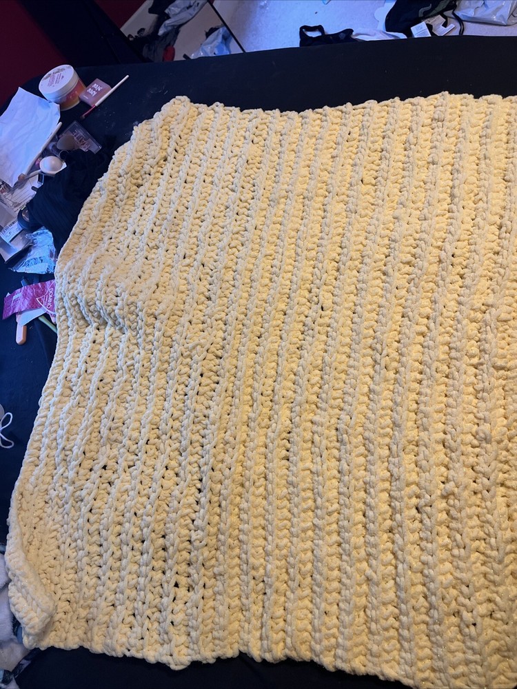 Sparkle Crochet Baby Blanket Handmade
