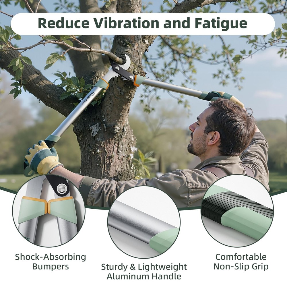 Loppers for Tree Trimming Branch Cutter Heavy Duty Tree Pruner Rust Resistant...