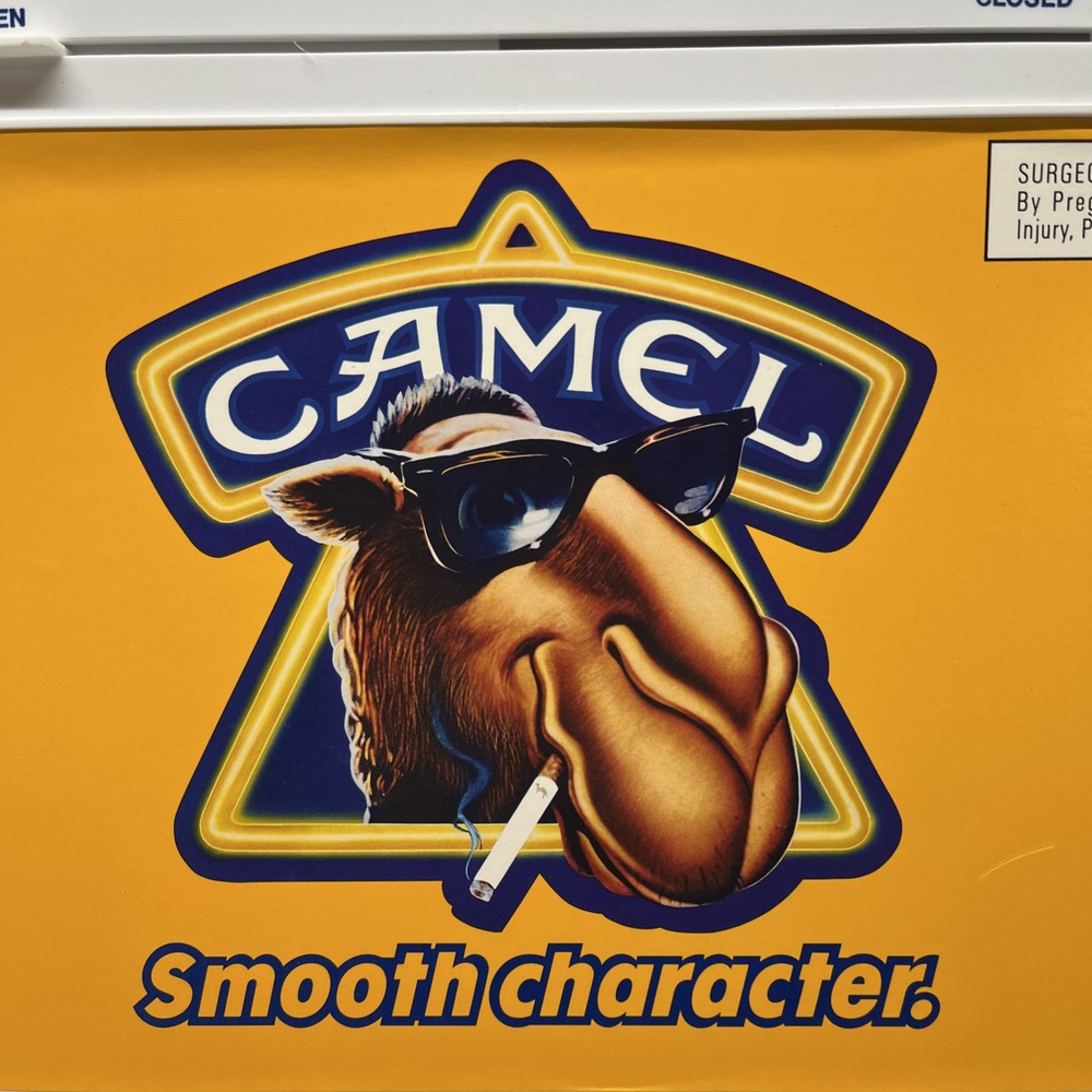 Camel Cigarette Sliding Business Hour Open Closed Frame Sign